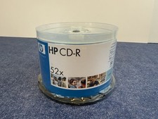 HP  CD-R  50 Pack Spindle 52x - 700MB - 80 Min.  Recordable CD's  New/Sealed