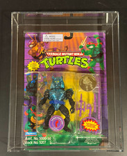 Teenage Mutant Ninja Turtles Warrior Chrome Dome 1995 TMNT AFA Y 80+