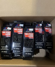 24 Pairs of A R Hockey Skate Laces Black Waxed 72