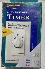 NEW INTERMATIC AUTO SHUT-OFF TIMER 6 HOUR WHITE FD6HW