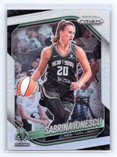 Sabrina Ionescu 2025 Panini Prizm WNBA #19 Silver Prizms