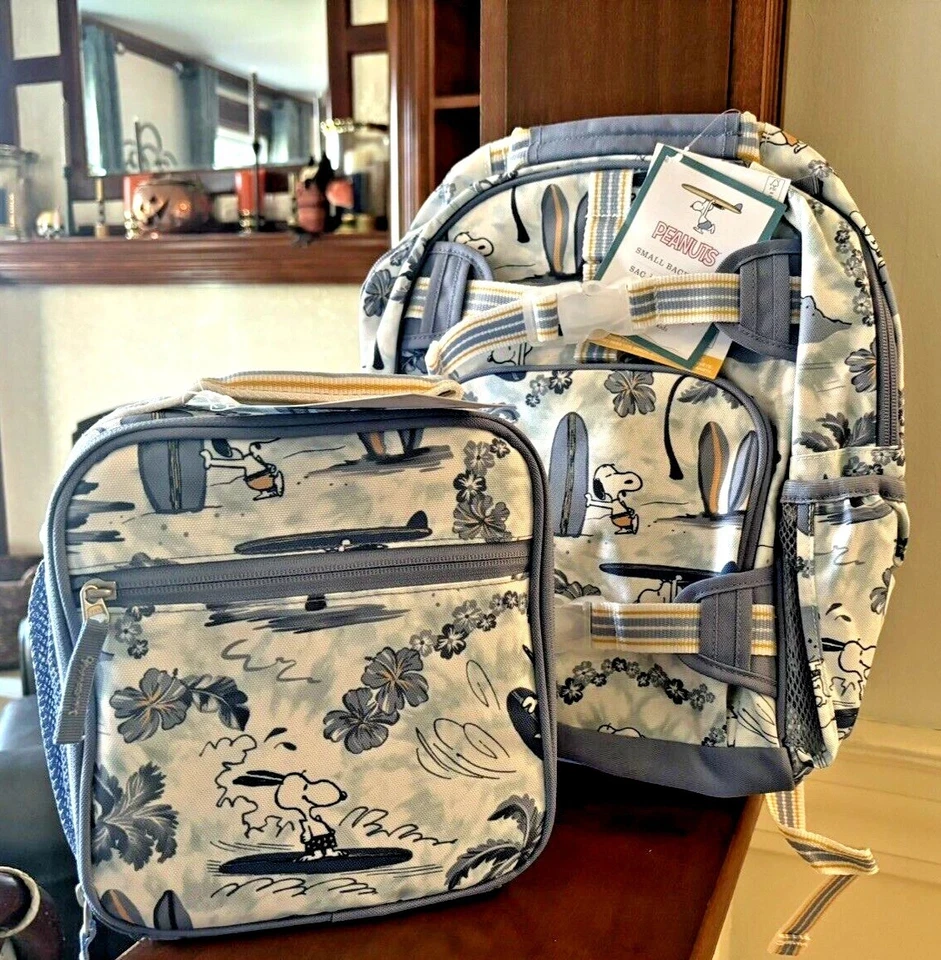 Pottery Barn School Snoopy Marvel Star Wars Superman MOCHILA ALMUERZO bolsa de viaje. Foto 3 de 4