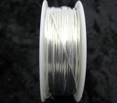 TINNED COPPER WIRE 4 oz Roll 20 AWG Silver Altered Art Soldered Pendant Crafting