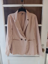 Cream Women's Oversized Boyfriend fit Blazer size M