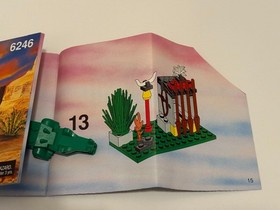 LEGO Pirates: 6246 Crocodile Cage 100% complete with Instructions & Box