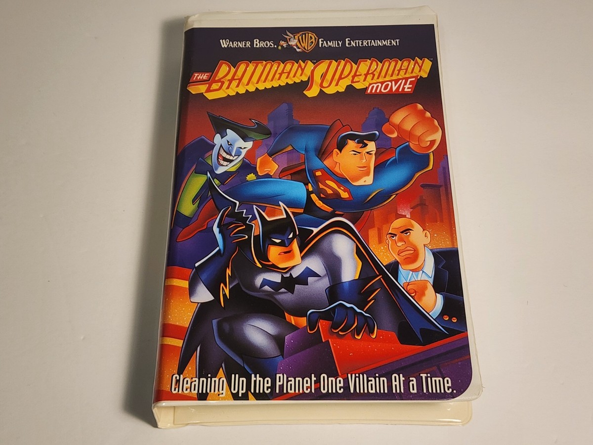 WB The Batman Superman Movie (VHS, 1998, Clamshell) 85391635130| eBay