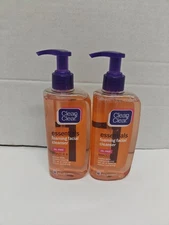 2 Clean & Clear Essentials Foaming Facial Oil Free Original Formula 8 fl oz each