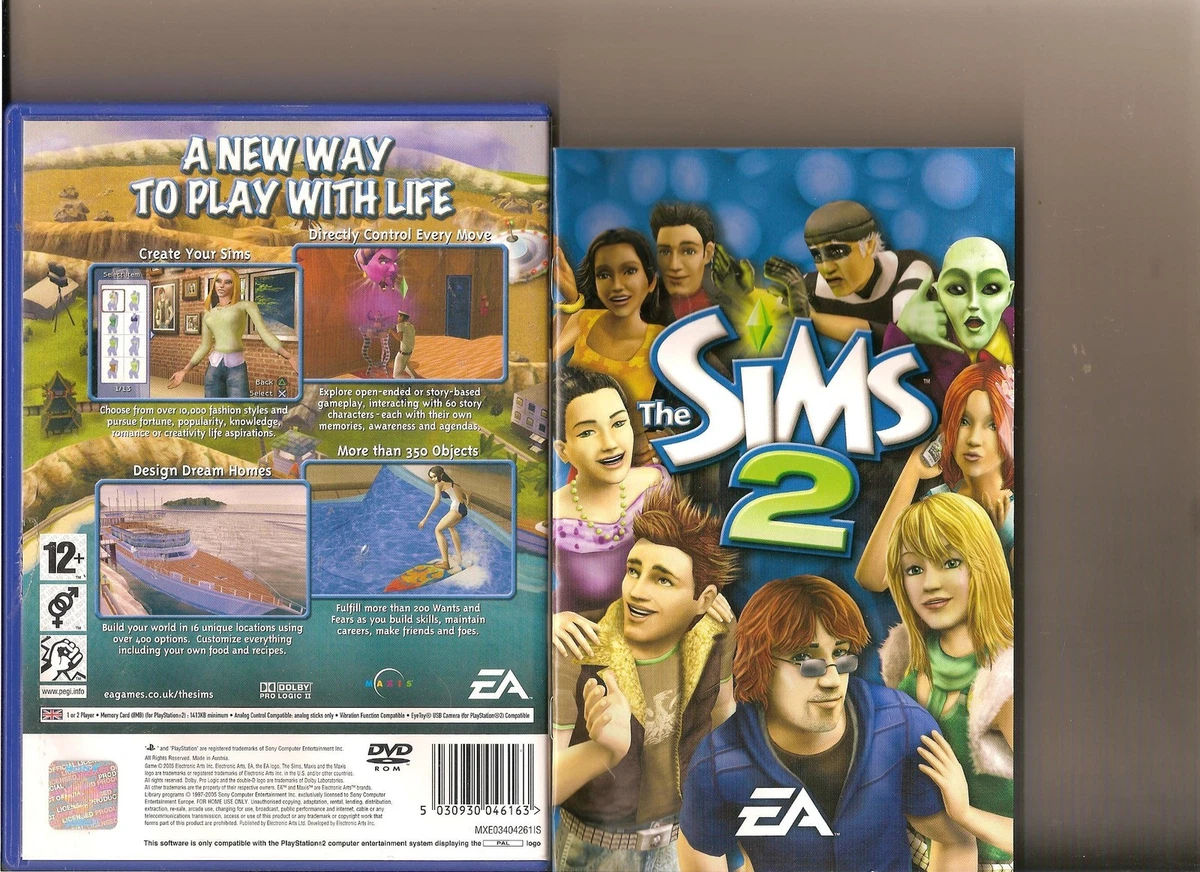 THE SIMS 2 PLAYSTATION 2 PS2 PS 2 LIFE SIMULATOR eBay