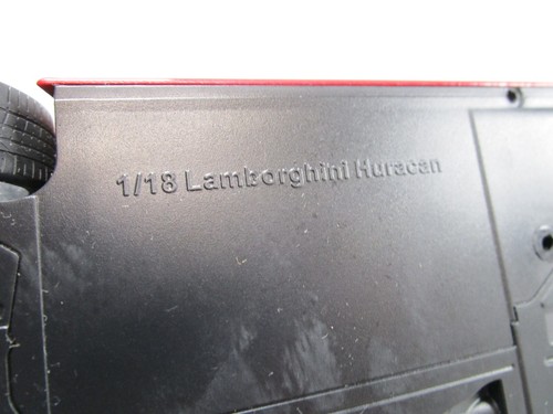 KYOSHO 1/18 RED LAMBORGHINI HURACAN *MISSING WHINDSHIELD AND BUMPER* PARTS CAR - Picture 10 of 10