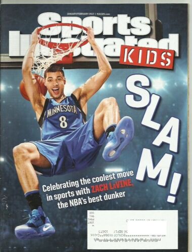 Sports Illustrated Kids (Januar/Februar 2017) NBA SUPERSTAR ZACH LAVINE