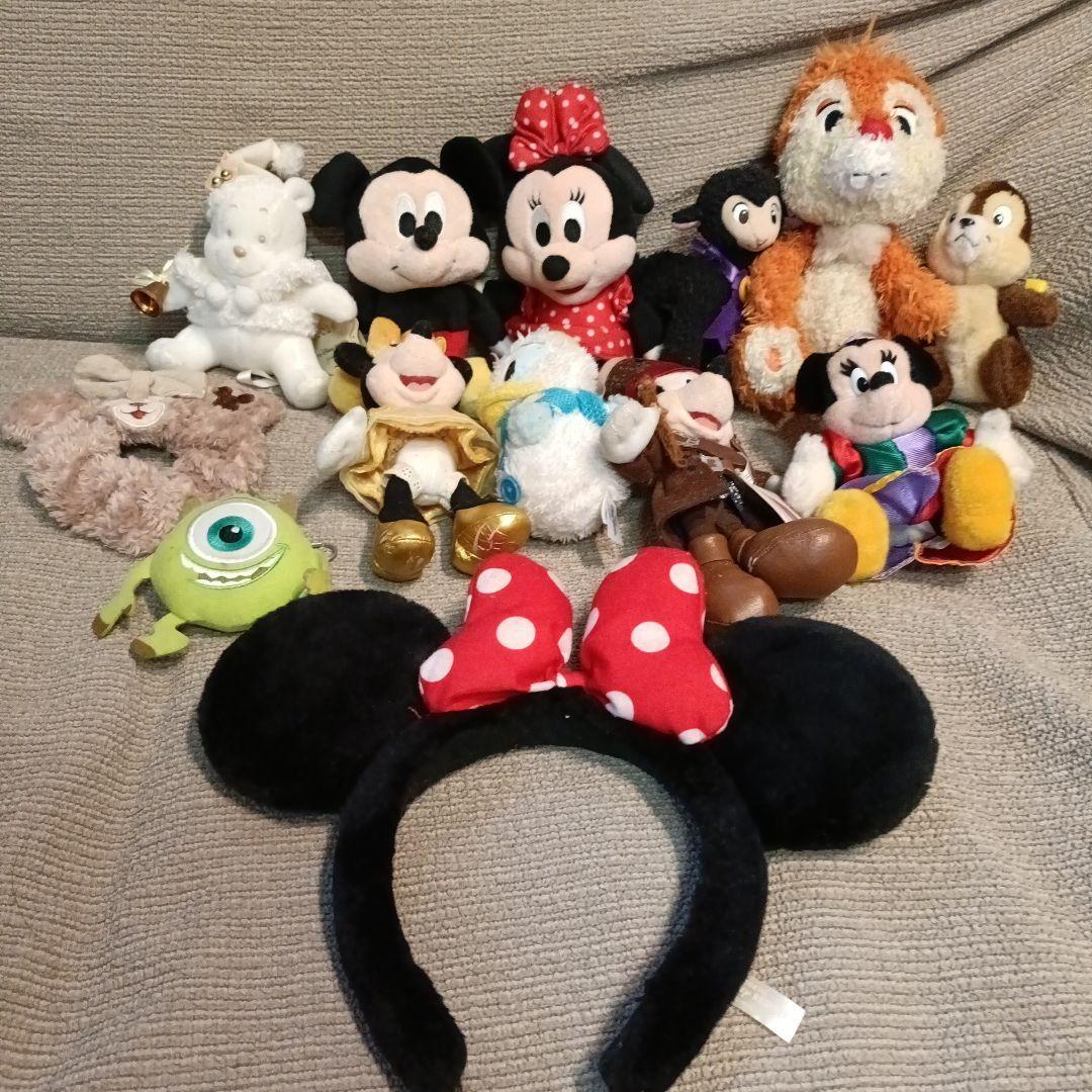 Tokyo Disney Resort limited most plush toy badges Mickey Minnie the Pooh #075d06