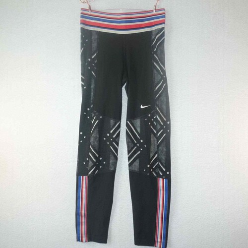 NEW Black Nike Pro Printed Leggings 