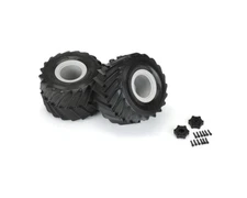 Pro-Line Demolisher 2.6/3.5" Pre-Mounted Monster Truck Tires (Grey) (2) w/12mm
