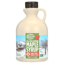 Butternut Mountain Farm 100% Pure Vermont Maple Syrup Dark, 32 fl oz