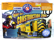 Lionel 7-21902 Construction Zone Train Set w/ Box UNTESTED