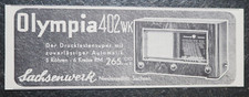 Olympia 402 WK , Radio , Alte