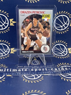   1990-91 NBA HOOPS DRAZEN PETROVIC #248 ROOKIE- MINT**rare**