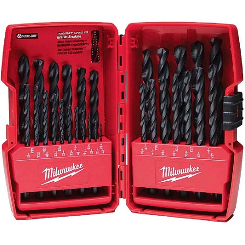 Milwaukee 48-89-2802 THUNDERBOLT 29-PC Black Oxide Drill Bit Set
