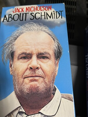 About Schmidt VHS 2003 New Line Cinema Jack Nicholson Kathy Bates Hope Davis