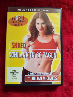 Fitness DVD Shred Schlank in 30 Tagen-Jillian Michaels (sehr gut) FV 2