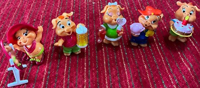 KINDER SURPRISE LOT PINKY PIGGIES LITTLE PIGS PARTY Birthday Baby Mirror Toys