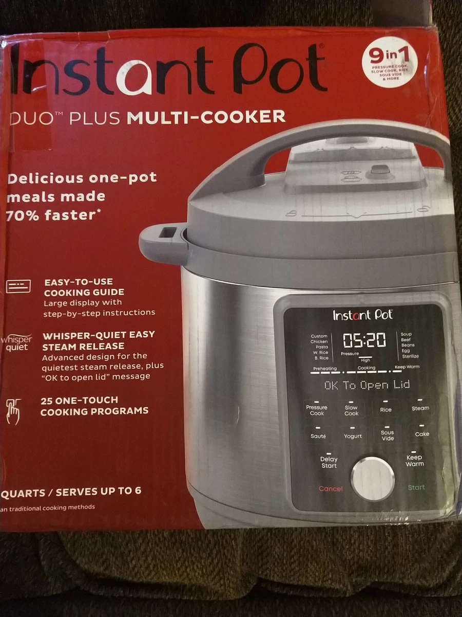 Instant Pot Duo Plus 6 Quart Multi-Use Pressure Cooker V4