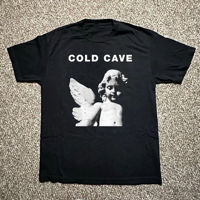 Rare COLD CAVE Passion Depression Band Short Sleeve Black All Size Shirt OM205