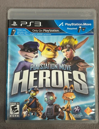 PlayStation Move Heroes (Sony PS3, 2011) Complete with Manual (NOT FOR RESALE)