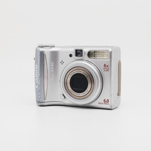 Canon PowerShot A530 Digital Camera (Silver) 6.0MP 4x Zoom - PARTS Only