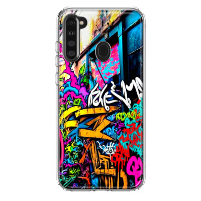 For Samsung Galaxy A21 Shockproof Case Urban Graffiti Street Art