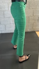 Coole Cropped Jeans von Closed - Größe 26 - Organic Baumwolle - Grün
