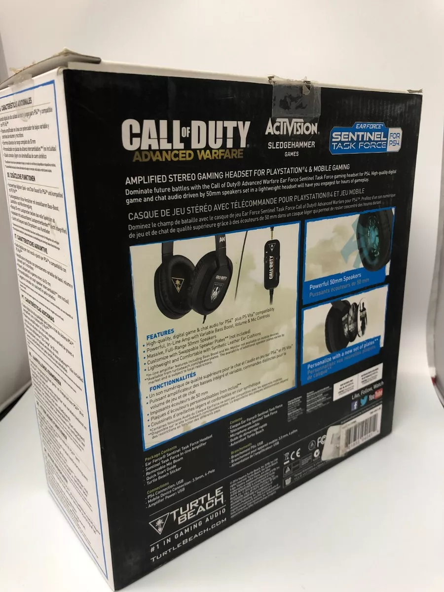 Turtle Beach Call of Duty Advanced Warfare Ear Force Sentinel Task Force Gaming Headset for PlayStation Turtle Beach Call of Duty Advanced Warfare Ear Force Sentinel Task Force Gaming Headset for PlayStation 4並行輸入