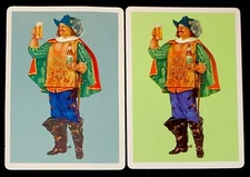 DR82 Swap Playing Cards 2 VINTAGE BEER BREWERY ADVT  WIDE OLD STYLE LAGER