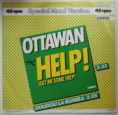 Ottawan Help! (Get Me Some Help) German 1981 Maxi Disco