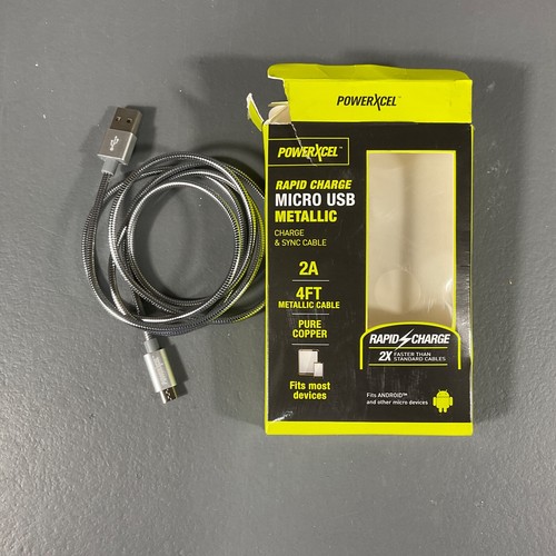 PowerXcel 4 Ft. Durable Micro USB Rapid Charge Pure Copper Charge & Sync Cable - Picture 13 of 24