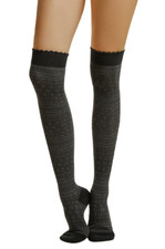 NEW WOMEN'S GIRLS AZTEC TEXTURE OVER THE KNEES THIGH HIGH SOCKS SIZE 9-11