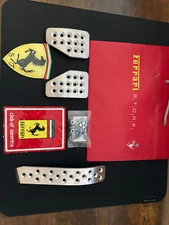 Ferrari HE Aluminum Drilled Pedal Set For 308, 328, 348, Testarossa, Mondiale .