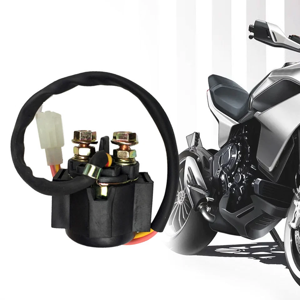 Solenoide relé de arranque negro 12V para Pit Monkey quad moto scooter motocicleta Foto 2 de 4