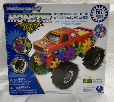 Techno Gears   Monster Truck   60+ Pieces. STEM