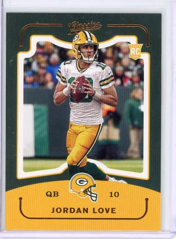 2020 Panini Chronicles Classics Jordan Love Base Rookie Card!! Green Bay Packers