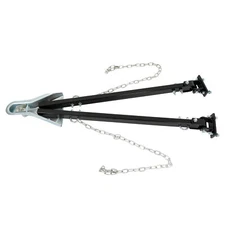 5500lbs Adjustable Tow Bar w/Safety Chain 24" to 41" Wide For Camper RV Trailer