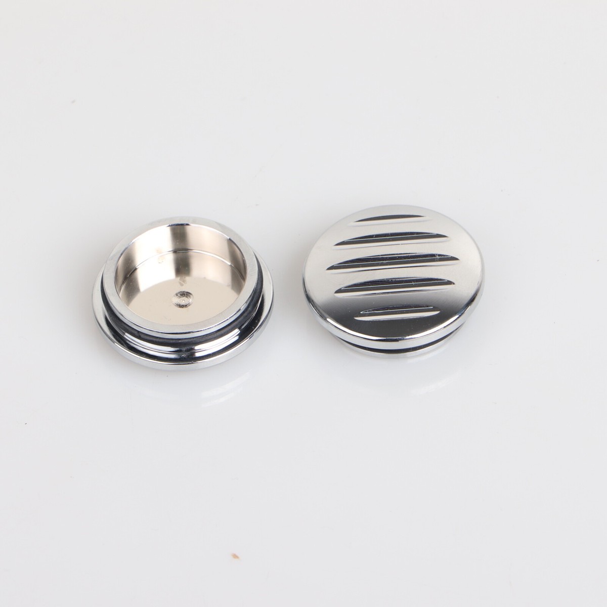 Stripe Swingarm Pivot Bolt Covers For Harley Electra Street