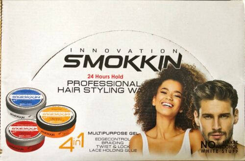 SMOKKIN Multipurpose Hair Wax & Edge Control – Pro-Growth Hair Gel - 24 Hold - Picture 3 of 4