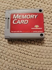 PERMORMANCE MEGA MEMORY CARD PLUS 4X FOR NINTENDO 64 N64 
