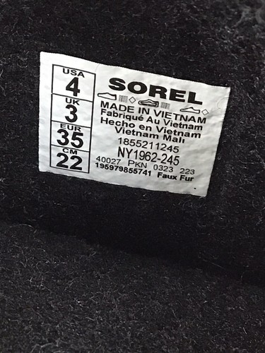 Sorel Youth Girls Duck Winter Snow Boots Size 4 Brown Waterproof Boot NY1962-245 - Picture 6 of 13
