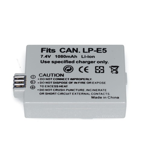LP-E5 Battery or charger for Canon EOS 450D 500D 1000D Kiss X2 Rebel XS T1i XSi - Picture 17 of 46