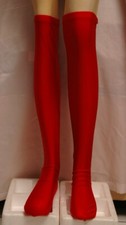 Leg Stocking Red Spandex Leotard for unisex size All Size S-L 