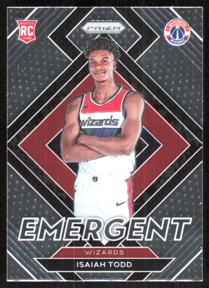 2021-22 5959C Panini Prizm Emergent Isaiah Todd Rookie Washington Wizards #30