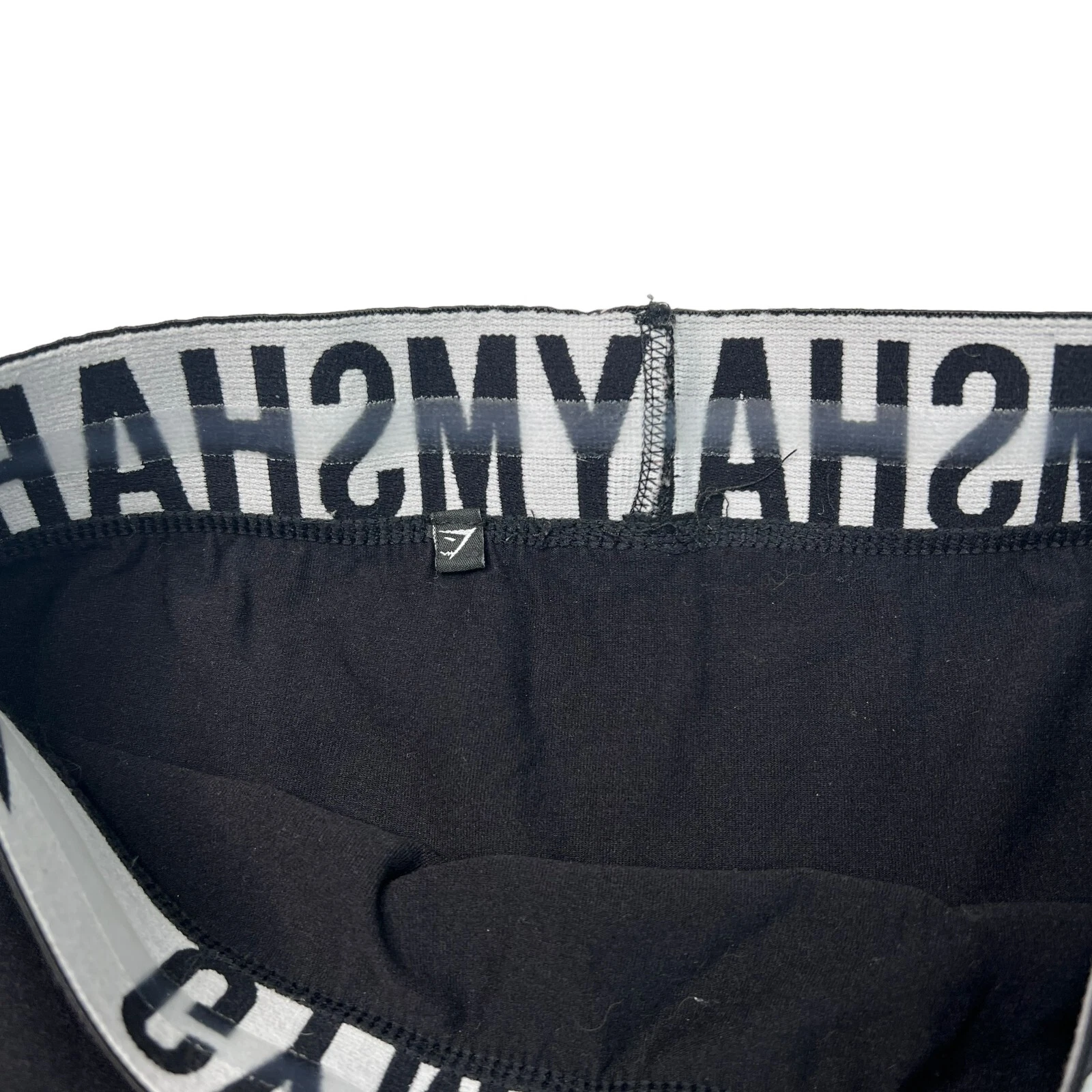gymshark seamless flex full length mid rise logo waistband leggings