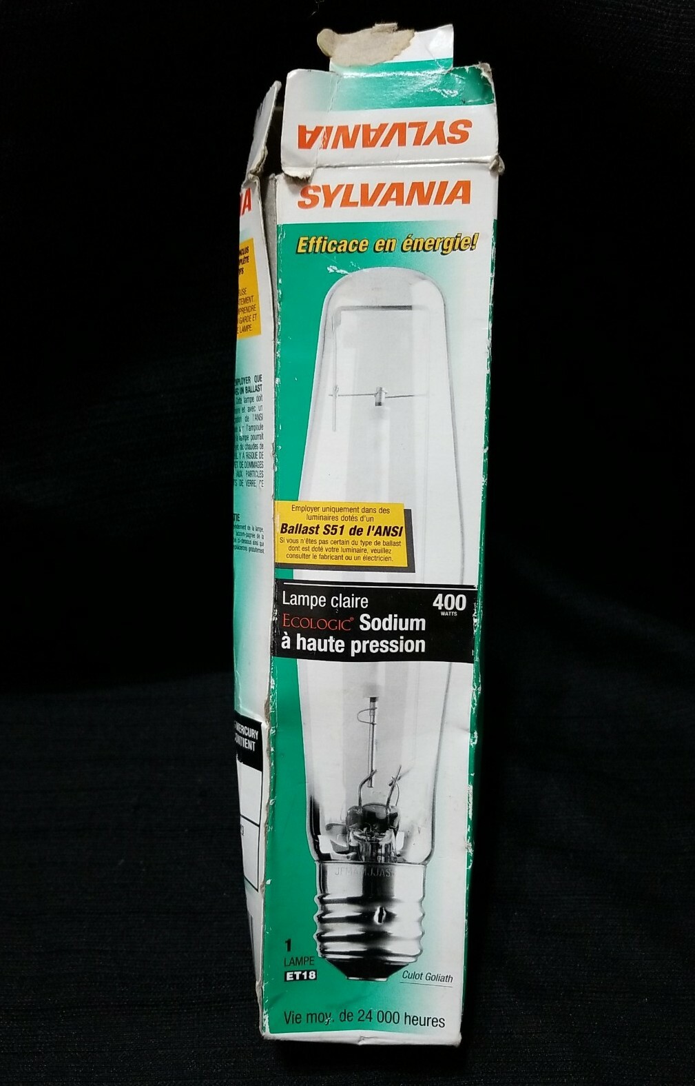 SYLVANIA 400W ET18 BULB for ANSI BALLAST S51 eBay